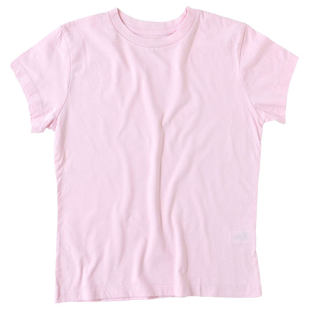 Women's Crew Neck Short Sleeve Tee - Pink Clover