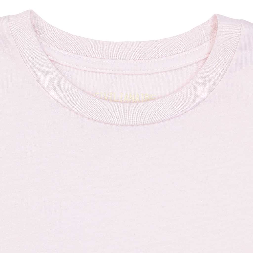 Women's Crew Neck Short Sleeve Tee - Buff Pink