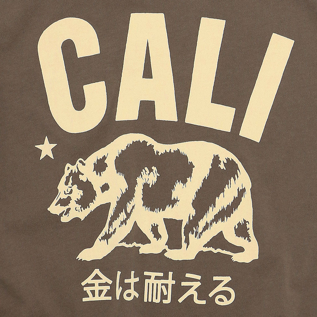 Don't Mess With Cali Women's Crew Neck Short Sleeve Tee - Grain