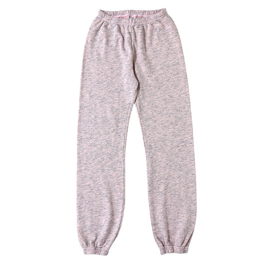 Streaky French Terry "SIENA" 26" Inseam Sweatpants - Pink Clover