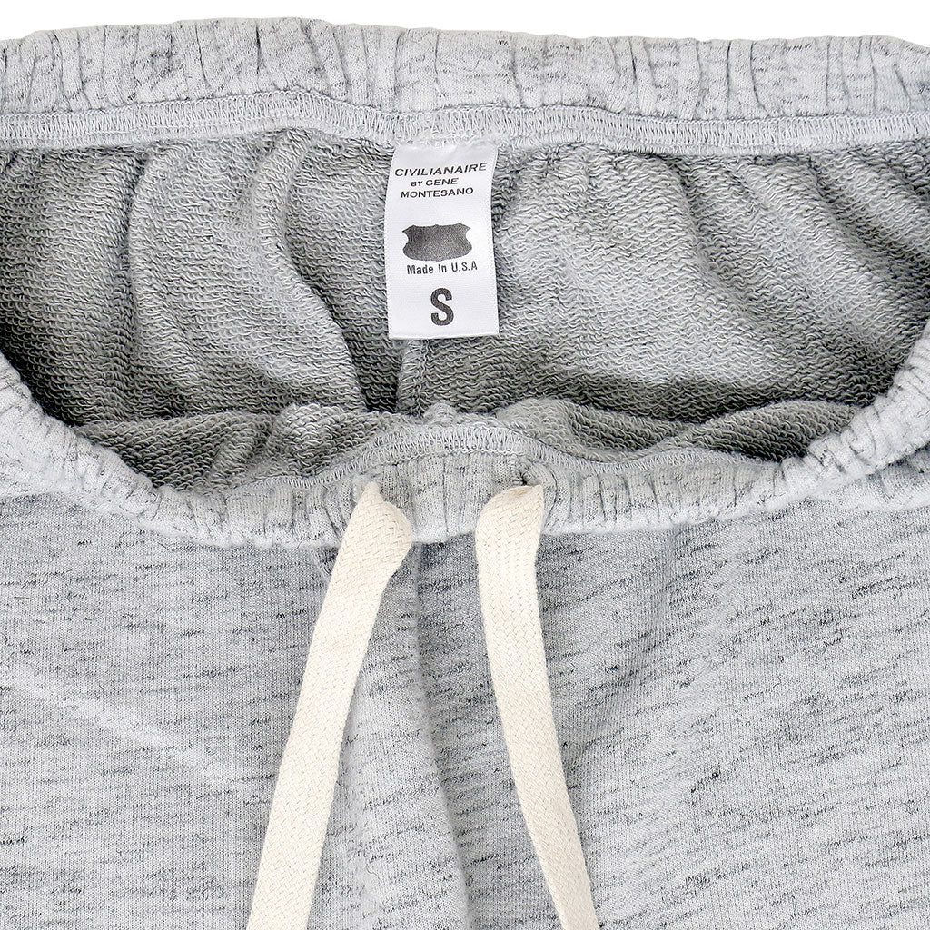 "Peace Store" Streaky French Terry Sweatpants - Frost