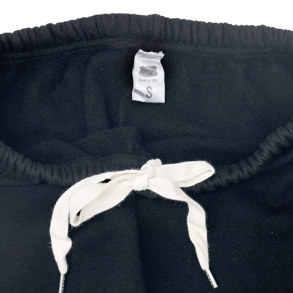 17.5 oz Fleece "SIENA" 26" Inseam Sweatpants - Black
