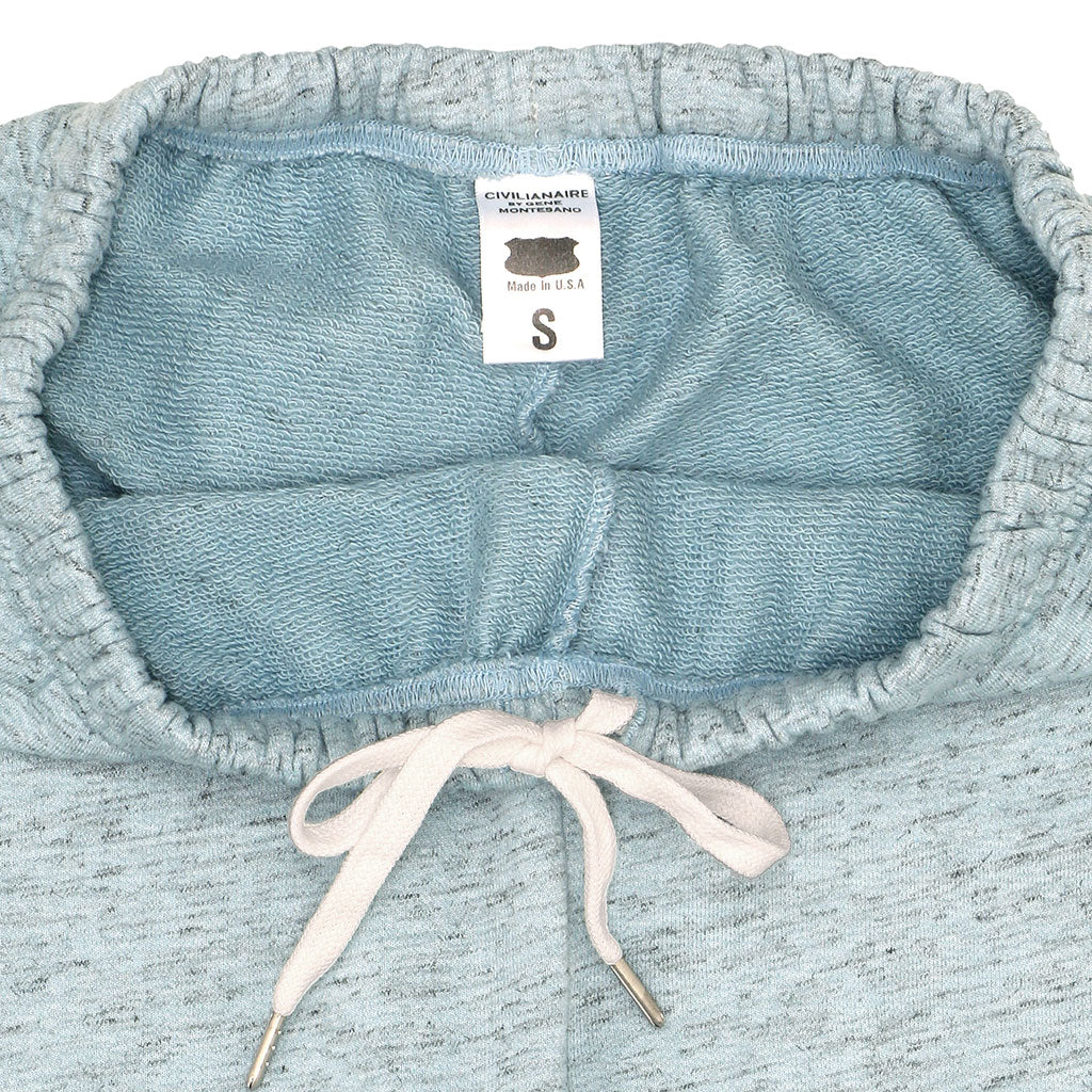 Streaky French Terry "SIENA" 26" Inseam Sweatpants - Bright Blue