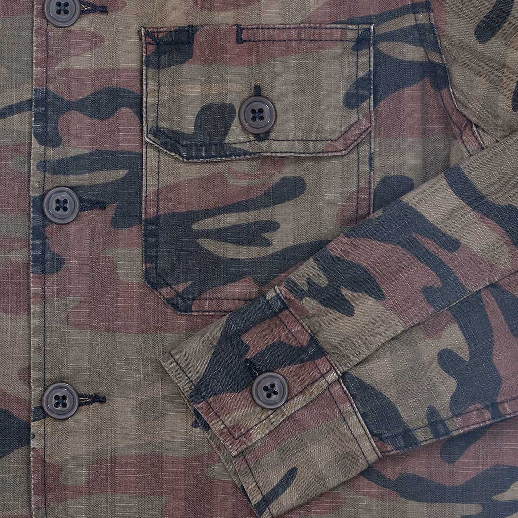 5.1 oz Aerospace Camo Cotton 2 Pocket Erika Jacket - K. Moss #3059