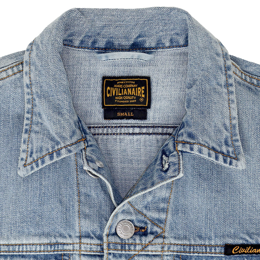 5 Pocket 12.4 oz Denim Ranch Vest - Memphis Wash