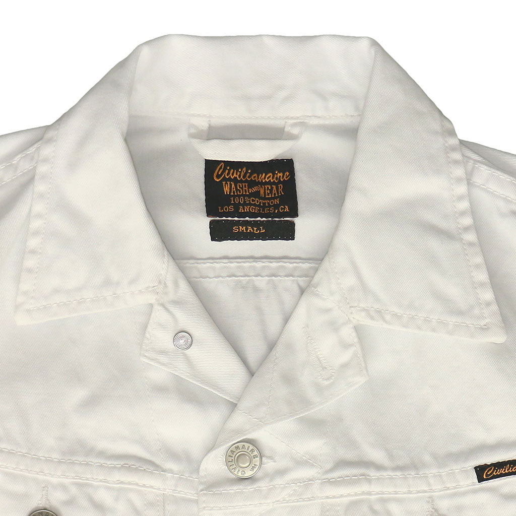 5 Pocket Twill Rider Vest - White