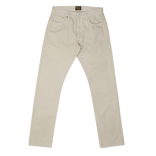 5-Pocket Slim Fit Twill Pants - Ash