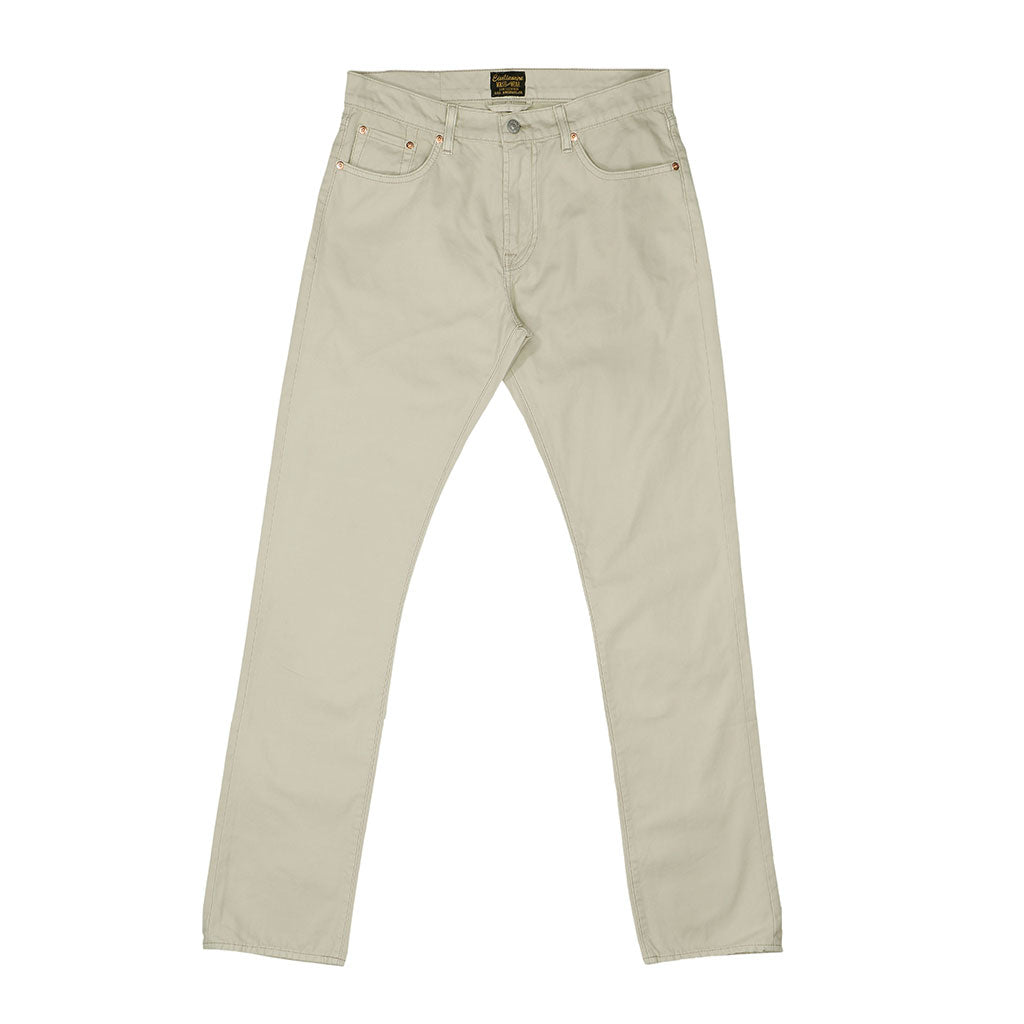 5-Pocket Slim Fit Twill - Pale Beige