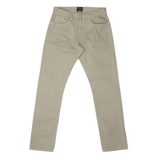 5-Pocket Slim Fit Twill Pants - Stone