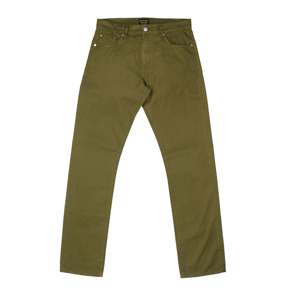 5-Pocket Slim Fit Twill - Camoflage Green