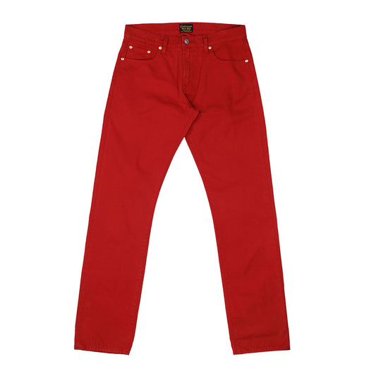 5-Pocket Slim Fit Twill - Brick Red