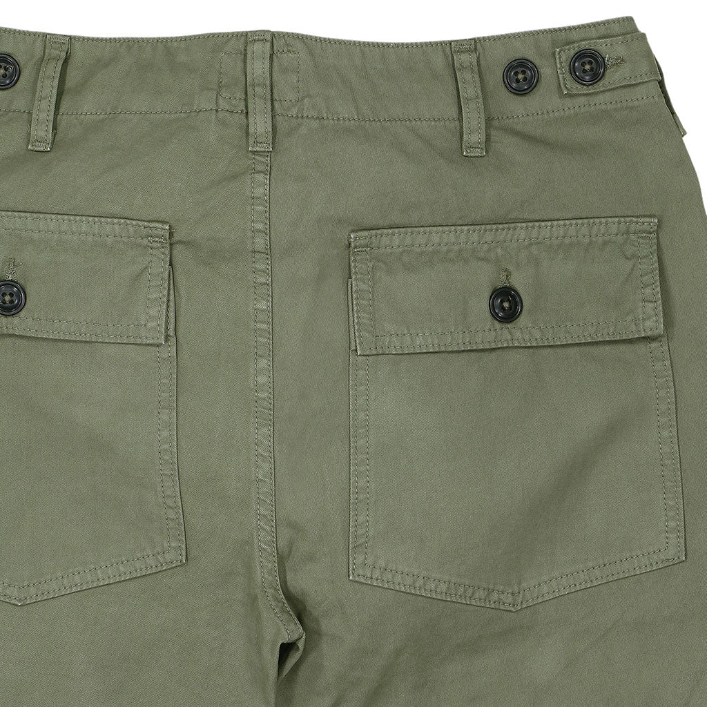 4 Patch Pocket Military Fatigue Pants RC Twill - Bottle Green