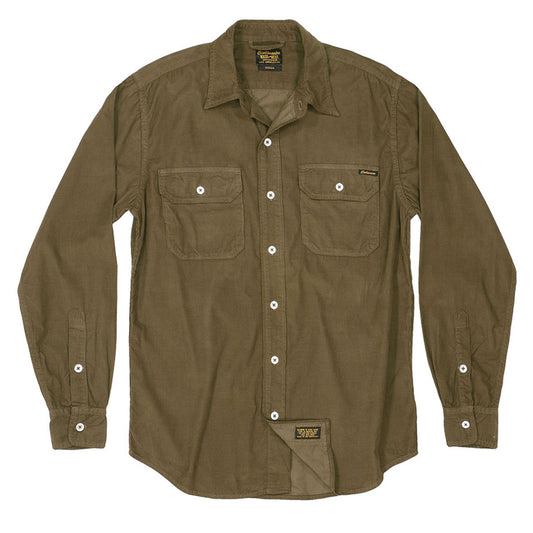 Long Sleeve Notch Flap Shirt 28-Wale Light Weight Corduroy - Biskra