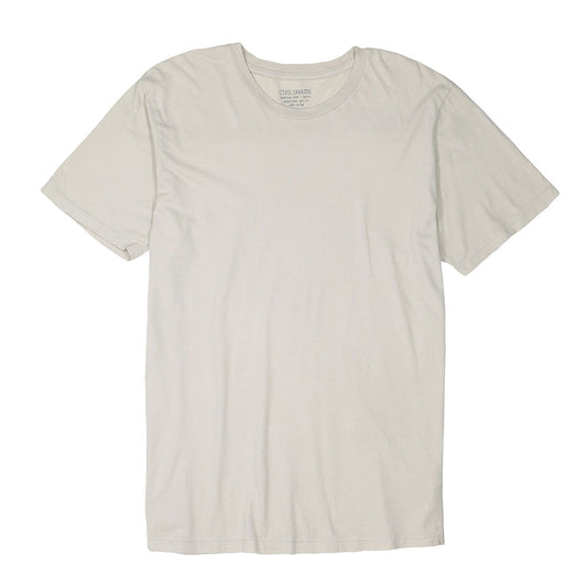 Crew Neck Short Sleeve Tee - Ash