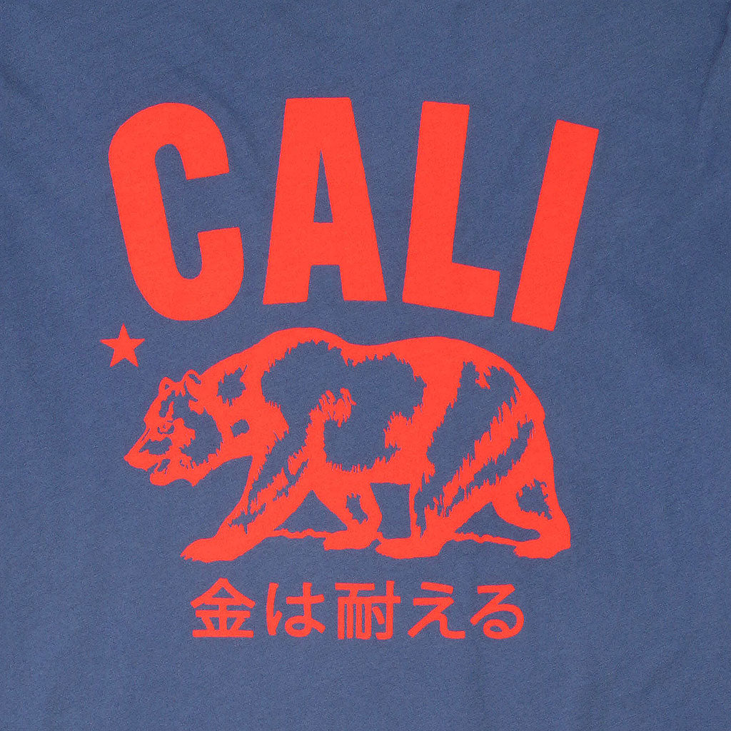 "Don't Mess with Cali" Short Sleeve Men's Crew Neck Tee - New Blue
