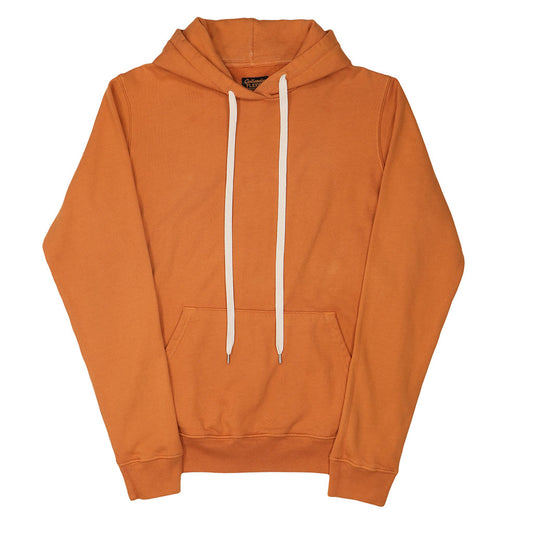 Men's Fleece Pullover Hoodie - Burnt Orange