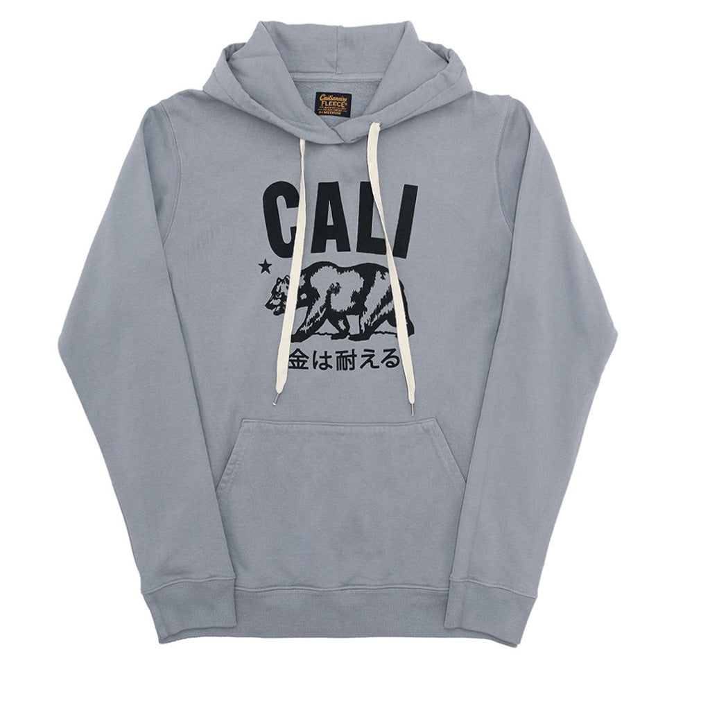 "Don't mess with Cali" Men's Fleece Pullover Hoodie - Iron