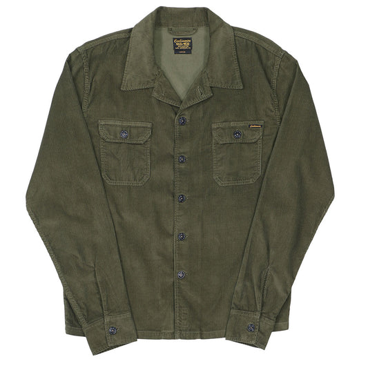 2-Pocket Lucca 14W Corduroy Jacket - New Army Green