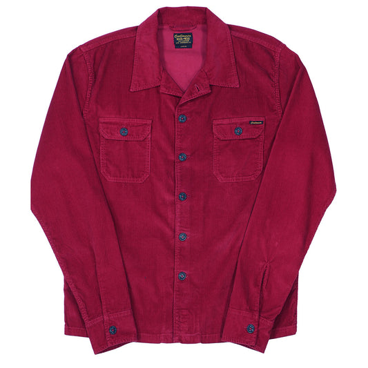 2-Pocket Lucca 14W Corduroy Jacket - Beet Red