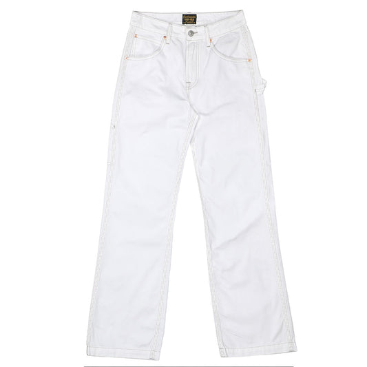 Women's Twill Carpenter Pant  - White