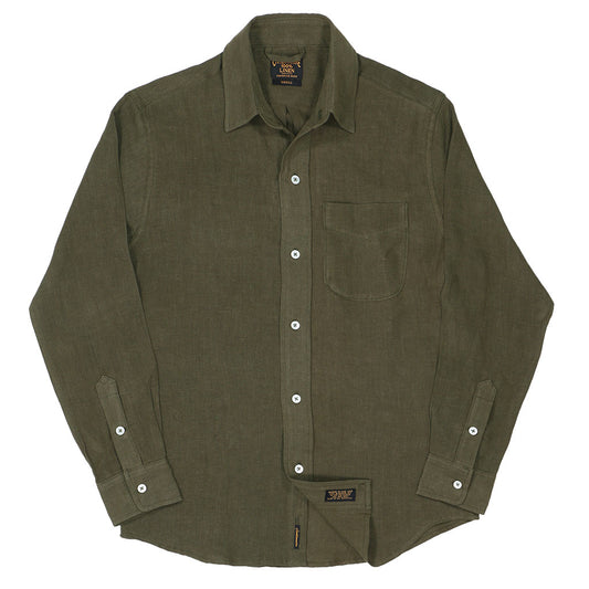 Long Sleeve 1 Pocket Boyfriend Linen Shirt - Biskra