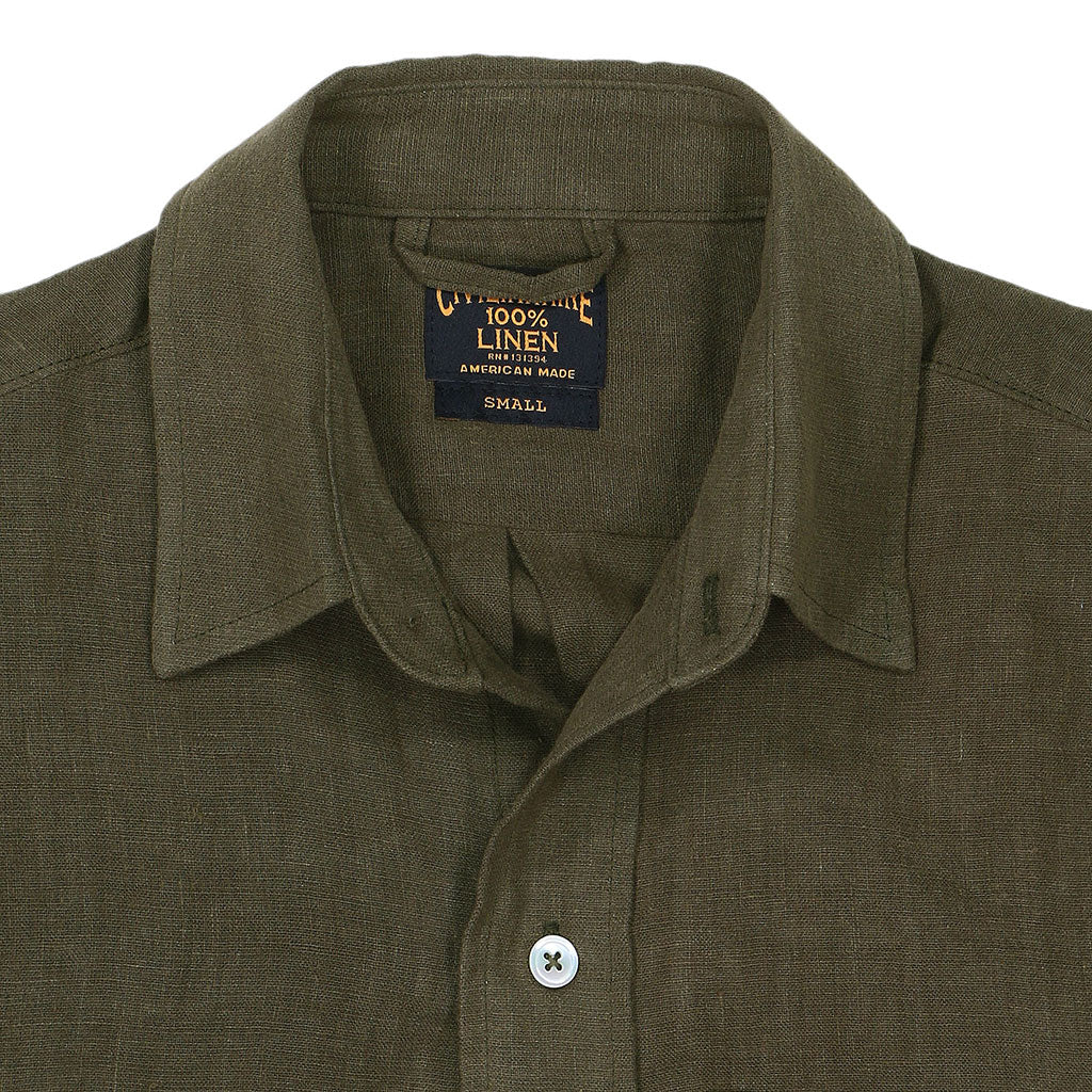 Long Sleeve 1 Pocket Boyfriend Linen Shirt - Biskra