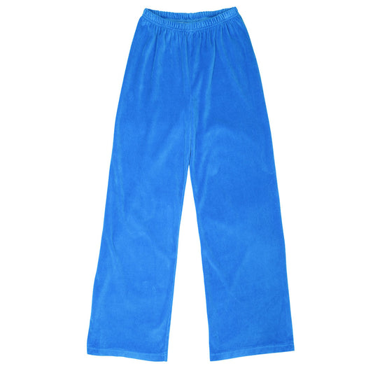 "SIENA Bell Bottom" 30" Inseam Velour Sweatpants - Regatta