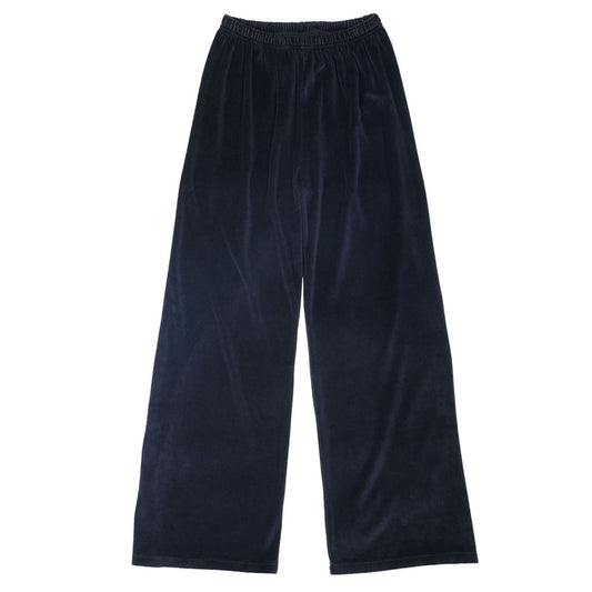 "SIENA Bell Bottom" 30" Inseam Velour Sweatpants - Sharp