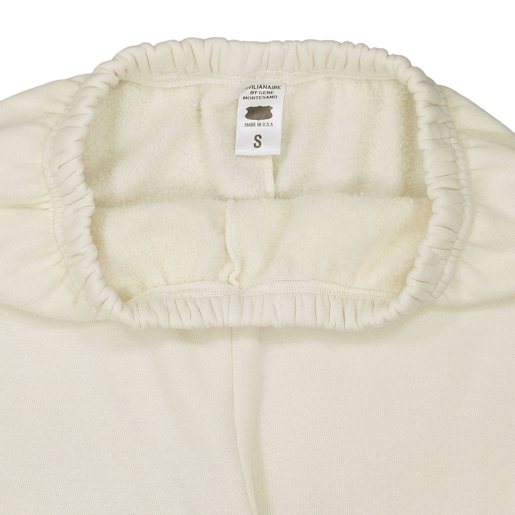 "SIENA Bell Bottom" 29" Inseam Triblend Sweatpants - Winter White