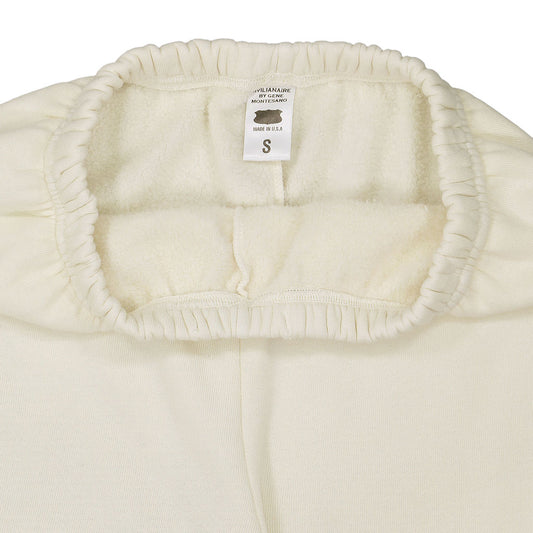 "SIENA Bell Bottom" 29" Inseam Triblend Sweatpants - Winter White