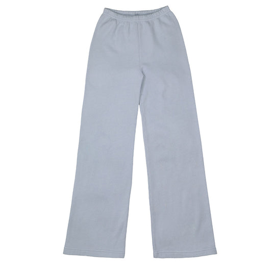 "SIENA Bell Bottom" 29" Inseam Triblend Sweatpants - Cool Blue