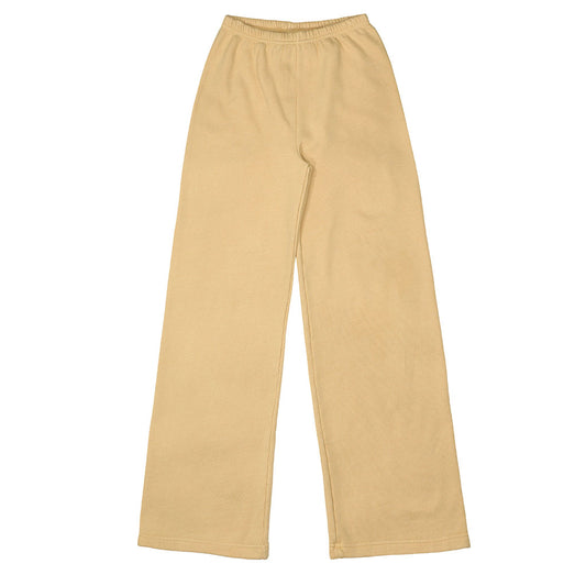 "SIENA Bell Bottom" 29" Inseam Triblend Sweatpants - Sateen Canary