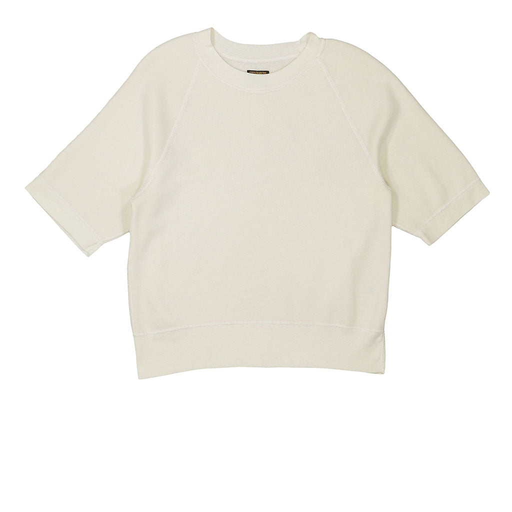 Short Sleeve Raglan Triblend  Crewneck - Winter White