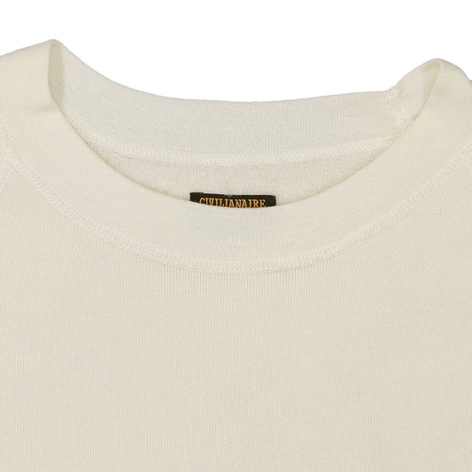 Short Sleeve Raglan Triblend  Crewneck - Winter White