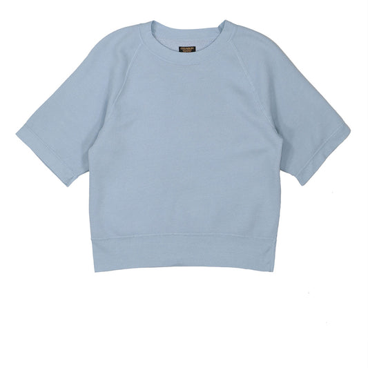 Short Sleeve Raglan Triblend Crewneck - Bright Blue