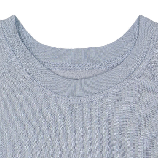 Short Sleeve Raglan Triblend  Crewneck - Cool Blue
