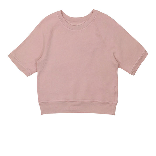 Short Sleeve Raglan Triblend  Crewneck - Tea Rose