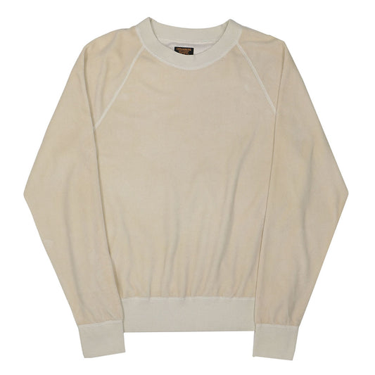 Women's Raglan Crew Neck Sweatshirt Velour - Ash