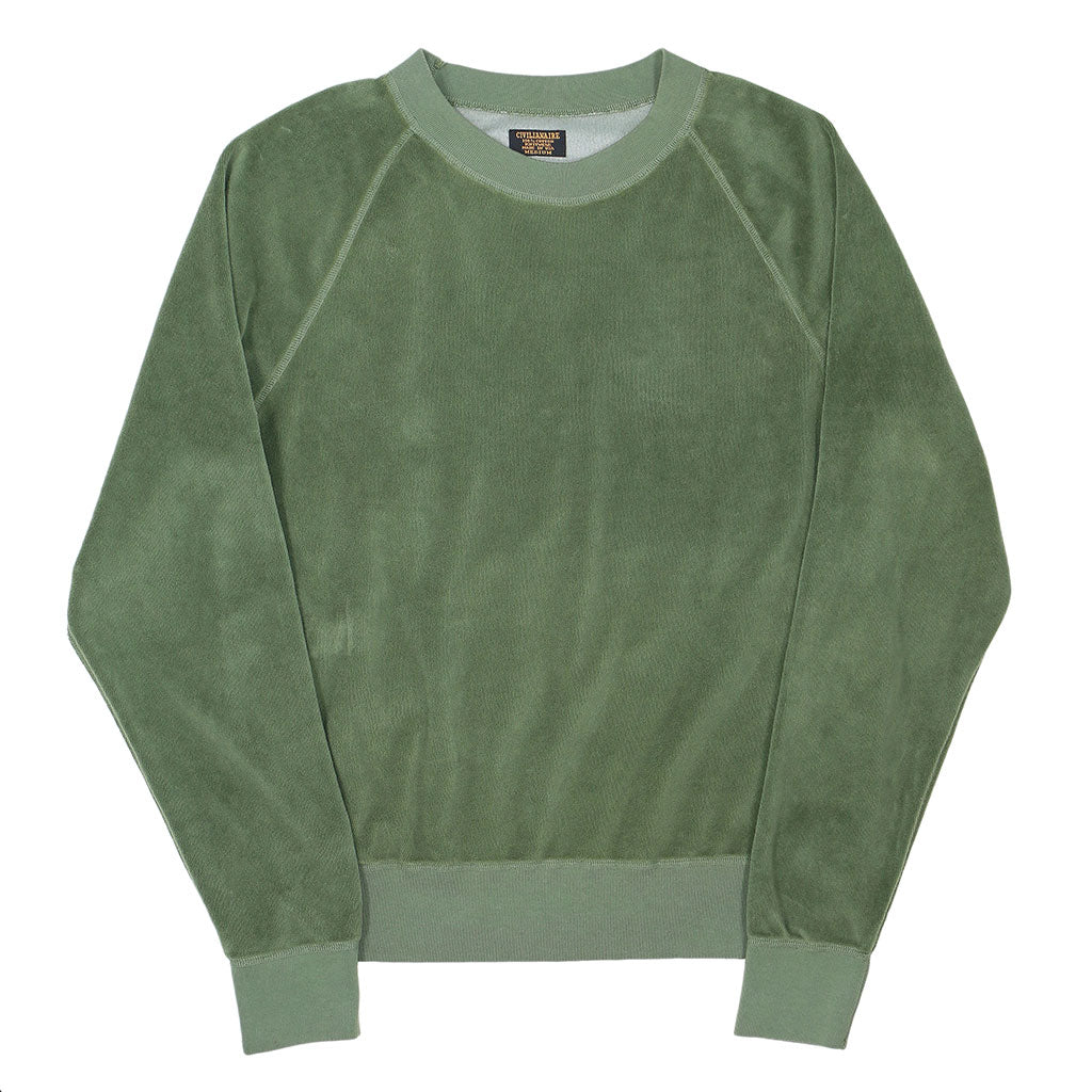 Women's Raglan Crew Neck Sweatshirt Velour - Biskra