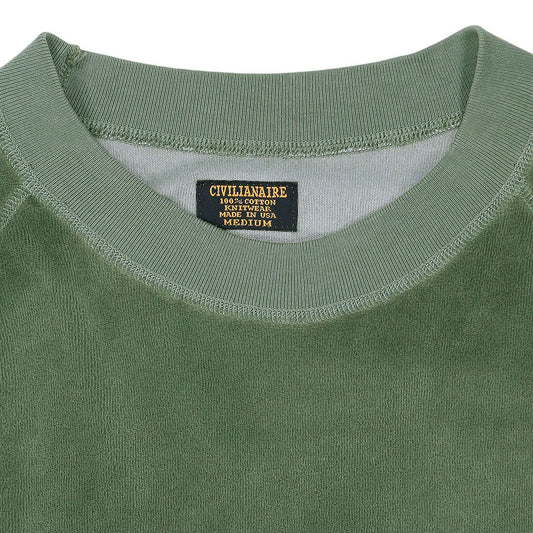 Women's Raglan Crew Neck Sweatshirt Velour - Biskra