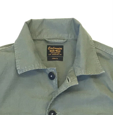 2 Pockets 100% Cotton Lucca Jacket - Bottle Green