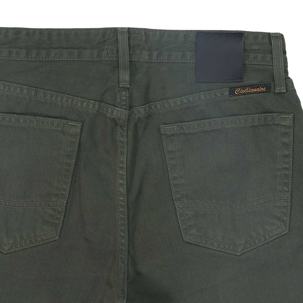 5-Pocket Regular Fit 13.5 oz Twill Pants- Dark Celadon