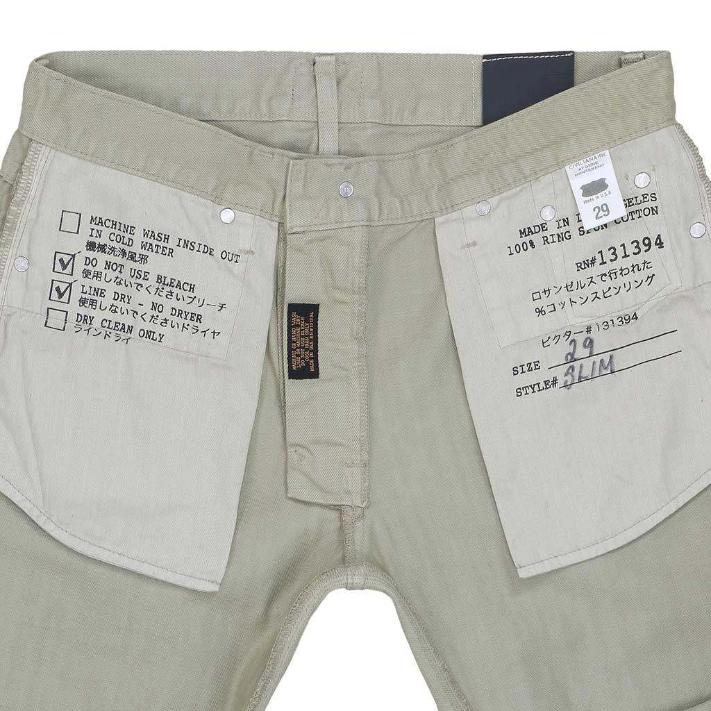 5-Pocket Slim Fit 13.5 oz Twill Pants - New Chino