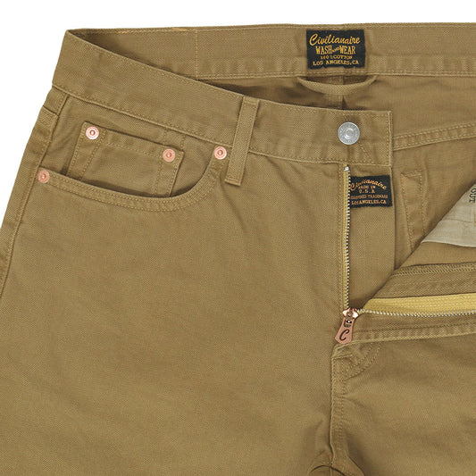 5-Pocket Slim Fit 13.5 oz Twill Pants - Kindling