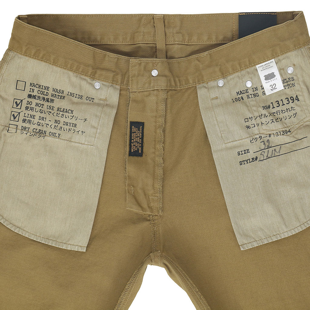 5-Pocket Slim Fit 13.5 oz Twill Pants - Kindling