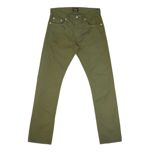 5-Pocket Slim Fit Twill Pants - Greek Olive