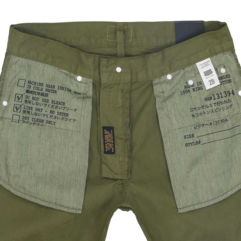 Men\'s 5-Pocket Slim Fit Twill Pants - Rattan – Civilianaire