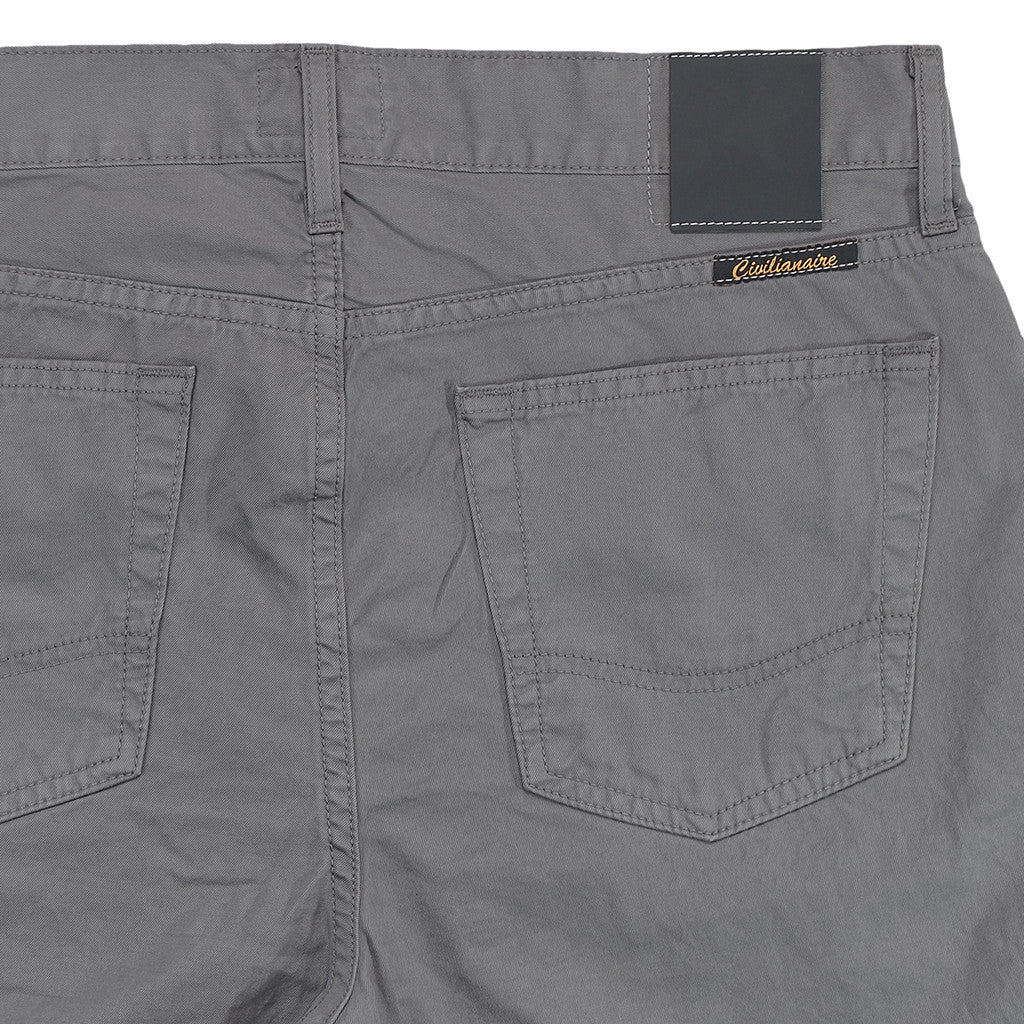 Men's 5-Pocket Slim Fit Twill Pants - Iron