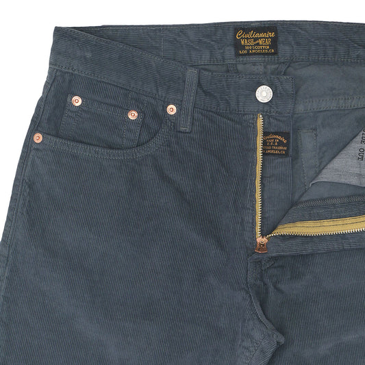 5-Pocket Slim Fit Corduroy Pants - Moon
