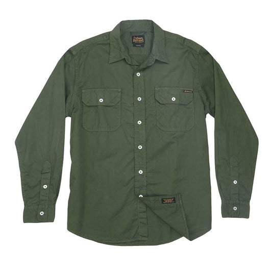 Long Sleeve 2 Pocket Notch Flap Shirt Coronado - Light Army #3002